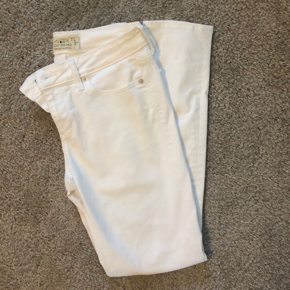 Lucky brand Lolita white skinny jeans